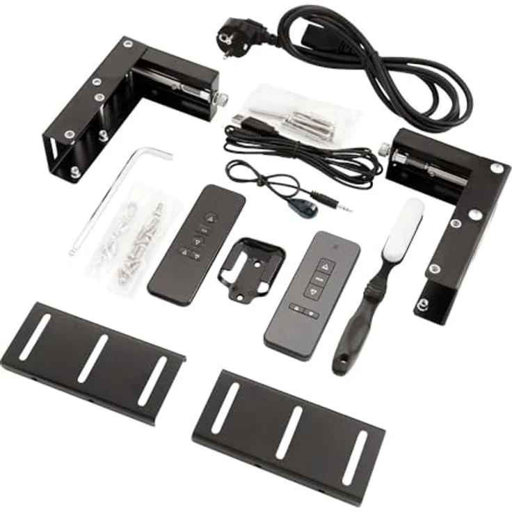 Celexon UST Hochkontrast Bodenscheren Leinwand - HomeCinema Plus, 80" schwarz (16:9), Leinwand, Schwarz – Bild 9