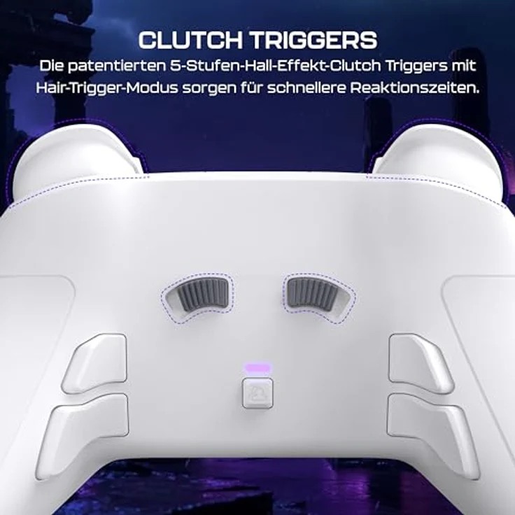Turtle Beach Victrix Pro BFG Reloaded, Kabelloser Modular Xbox Controller in Weiß mit 3 anpassbaren Modulen und 5-Stopp-Halleffekt-Clutch Trigger – Bild 5