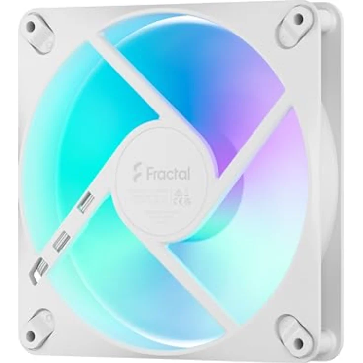 Fractal Design Dynamic 3 14 RGB White, 140mm Gehäuselüfter mit 10 ARGB-LEDs und PWM-Steuerung – Bild 5