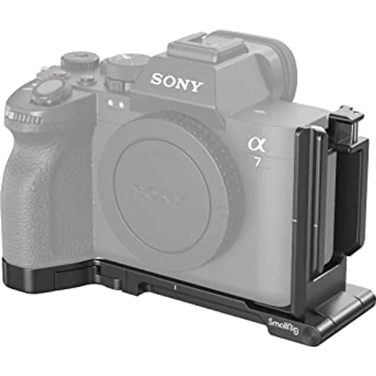 SMALLRIG Faltbare L-Halterung für Sony A7R V / A7 IV / A7S III, L-Bracket Faltbare Seitenplatte für Arca-Swiss, unterstützt den schnellen Wechsel zwischen horizontaler und vertikaler Aufnahme - 3984