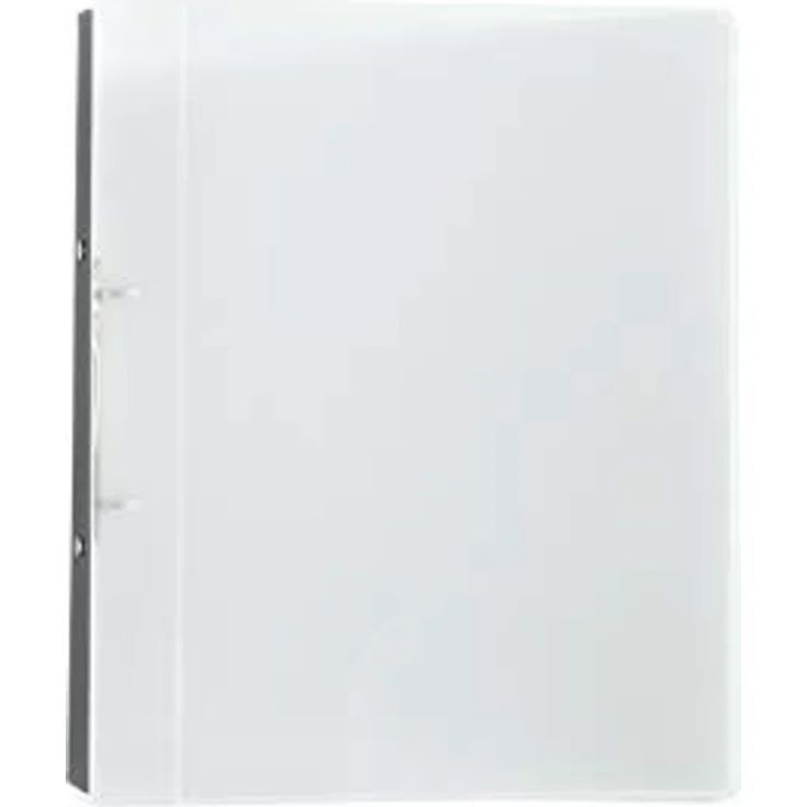 EICHNER Präsentationsordner Ringbuch 9330-00780, A4, 2 Ringe, 25 mm, transparent grau, mit Dreieckstasche – Bild 2