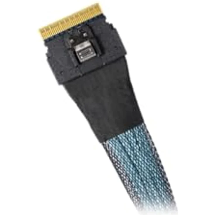 ICY DOCK MB406L-B Datenkabel, 1x SlimSAS SFF-8654 8i zu 1x SlimSAS SFF-8654 8i, 50 cm, unterstützt PCIe 4.0 – Bild 2