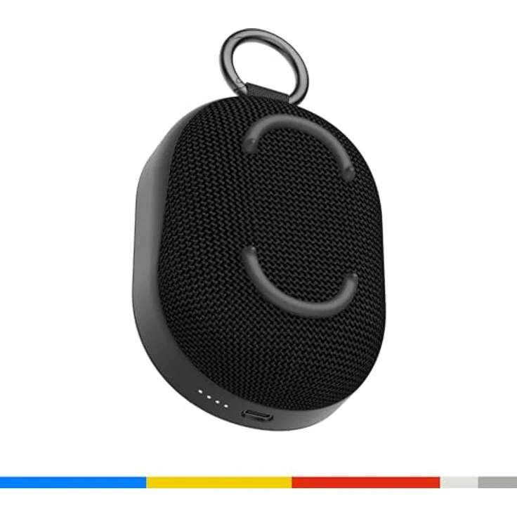 Skullcandy Kilo Compact Wireless Speaker, Bluetooth Lautsprecher mit 24h Akku, wasserdicht IPX7, schwarz – Bild 4