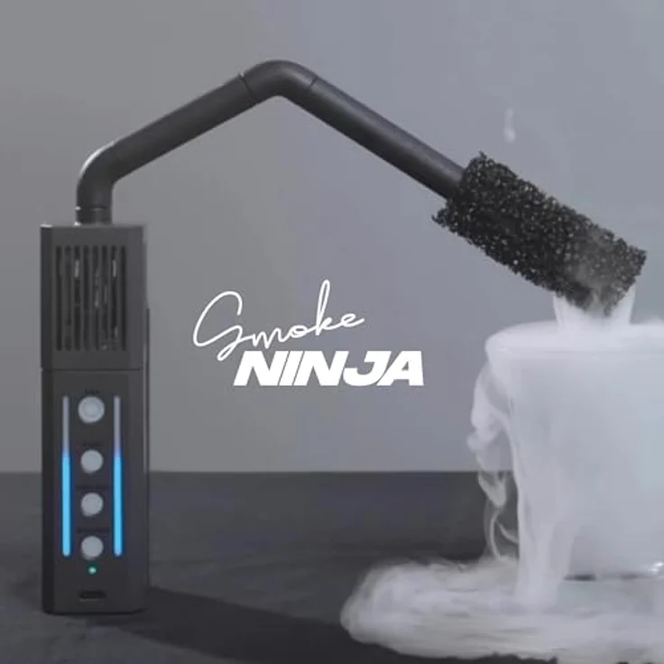SmokeGenie Smoke Ninja, kabelloser Nebelgenerator mit 100 ml Rauchformel und umfassendem Zubehörset, kompakt und tragbar – Bild 4