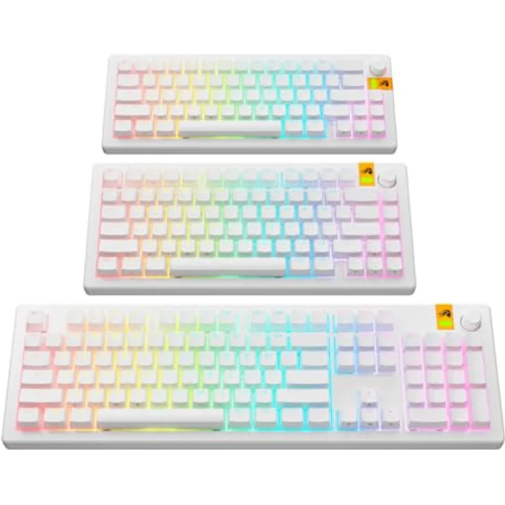 Glorious Gaming GPBT Backlit-Tastenkappen (Weiß), lichtdurchlässige Legenden, universelle Kompatibilität – Bild 5