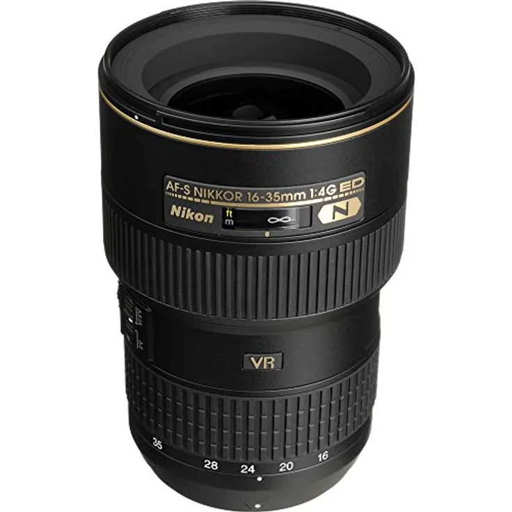 Nikon AF-S NIKKOR 16-35 mm 1:4G ED VR, Ultraweitwinkel-Objektiv mit Bildstabilisator für D780 & D7500, 77 mm Filterdurchmesser, kompakt und leicht