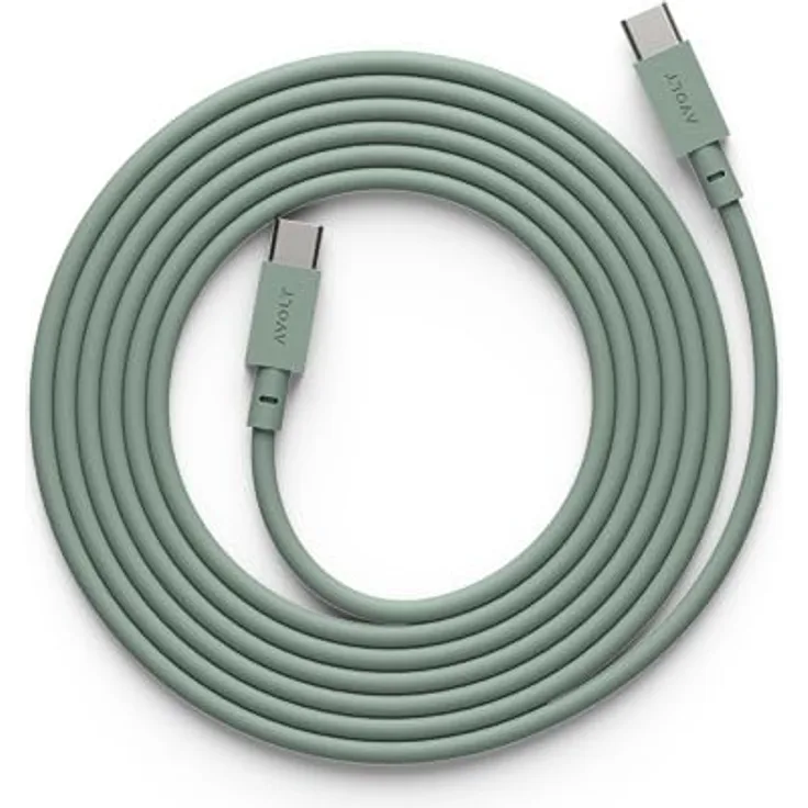 Avolt USB-C zu USB-C Kabel - Die stilvolle und schnelle Ladelösung für Ihr iPhone, iPad oder jedes USB-C-fähige Gerät (Grun)