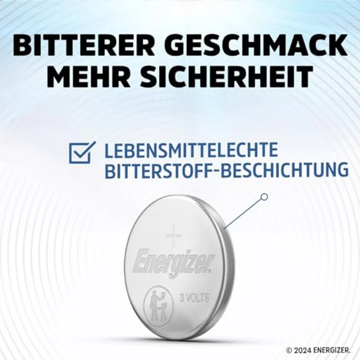 Energizer Max Lithium-Knopfzellen CR2025, langlebige Leistung für medizinische Geräte, Waagen, 2 Stück – Bild 8