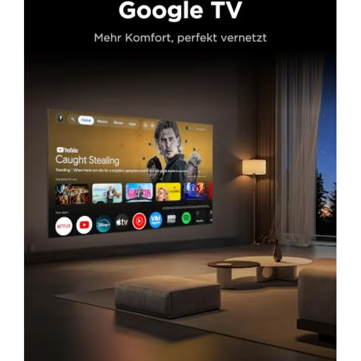 TCL Q7 85Q7D Pro, 85 Zoll 4K Ultra HD Mini LED Smart-TV mit Dolby Atmos, WLAN, 3840 x 2160 Pixel – Bild 16