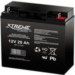 XTREME Gel AGM Batterie Xtreme 12V 20Ah, zyklenfest und wartungsfrei, ersetzt 17Ah 18Ah 19Ah