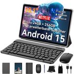 Blackview TABWEE 2025 T20 10.1'' Zoll Tablet Android 15 in Grau, 24GB RAM, 256GB ROM, Octa Core T606, Widevine L1, 5G WiFi, 5000mAh