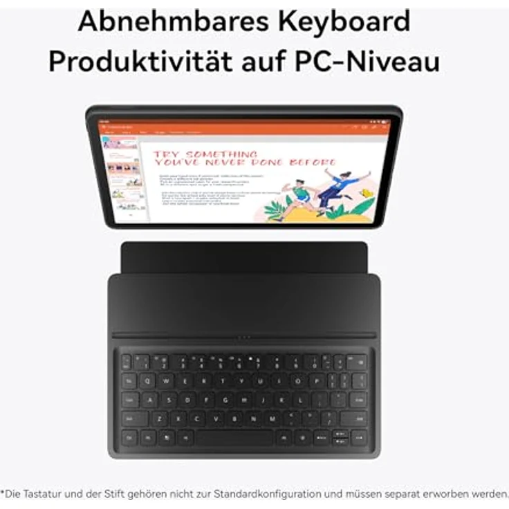 HUAWEI MatePad 11,5 Zoll Tablet, 6+128GB, abnehmbares Keyboard, 2.2K Auflösung, 120 Hz Bildwiederholfrequenz, Metall Unibody-Design, Notes, Space Gray – Bild 3