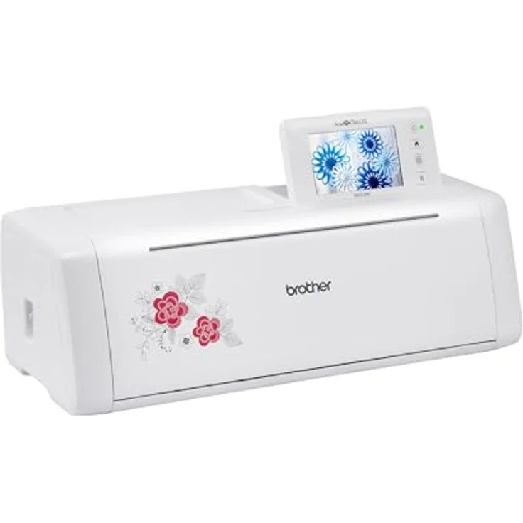 Brother ScanNCut SDX1250, Schneidemaschine mit automatischer Messereinstellung, 5" Display, weiß – Bild 2