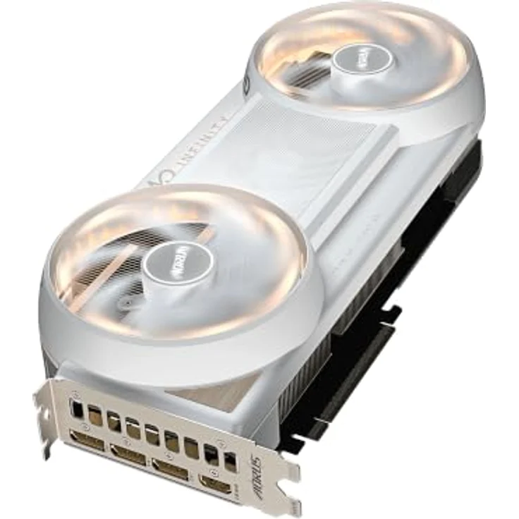 Gigabyte AORUS GeForce RTX 5080 Infinity Wood, 16G Grafikkarte mit NVIDIA Blackwell-Architektur und DLSS 4, WINDFORCE HYPERBURST Kühlsystem – Bild 4