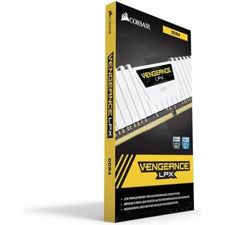 Corsair Vengeance LPX 16GB (2x8GB) DDR4 2666MHz C16 XMP 2.0 High Performance Desktop Arbeitsspeicher Kit, Weiß – Bild 5