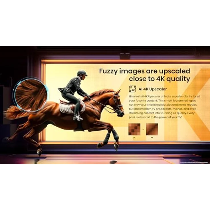 Hisense 43A6Q, 43 Zoll 4K Ultra HD Smart TV mit VIDAA U8, Dolby Vision, HDR 10+, Game Mode Plus, Alexa Built-in, DTS Virtual X Audio – Bild 7