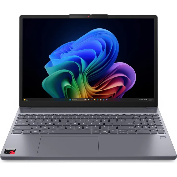 Lenovo IdeaPad Slim 3 15Q8X10, 15,1" WQXGA OLED Notebook mit Snapdragon X Plus X1P-26-100, 24GB RAM, 1TB SSD, Windows 11, Grau