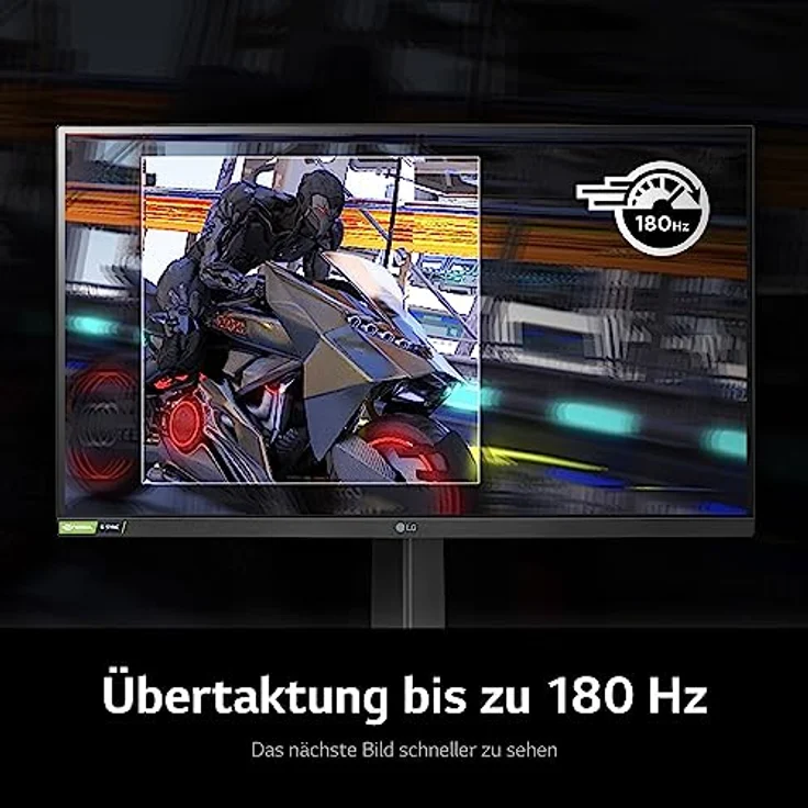 LG Electronics 27GP850P-B Ultragear™ Gaming Monitor 27'' (68cm), QHD, Nano IPS, HDR400, 1ms GtG, Min. 60 Hz, NVIDIA G-Sync™, AMD FreeSync™- Schwarz – Bild 4