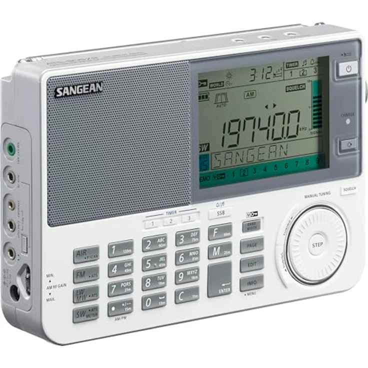 Sangean ATS-909X2 Profi Weltempfänger mit UKW Stereo, weiß weiß – Bild 3