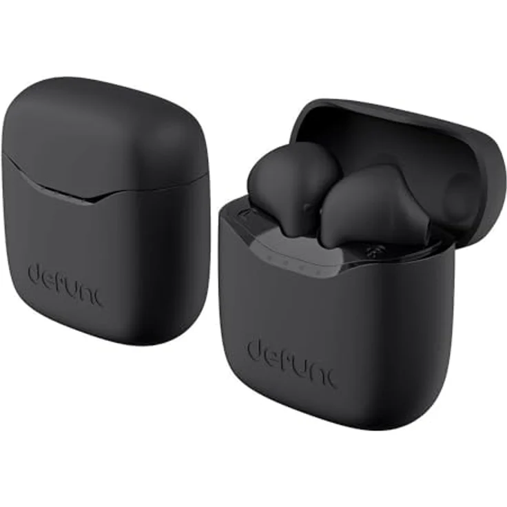 Defunc True Lite Earbuds, Wireless In-Ear Kopfhörer mit ANC und 20 Stunden Akkulaufzeit, Schwarz – Bild 3