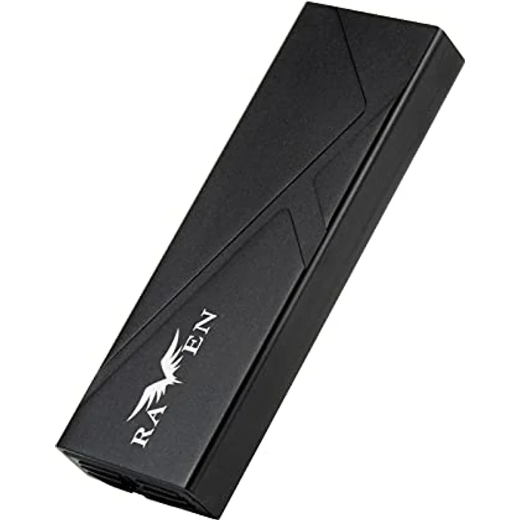 SilverStone Technology RVS03, 10-Gb s-SuperSpeed-USB-C-3.2-Gen-2-zu-NVMe SATA-M.2-SSD-Gehäuse, SST-RVS03 Schwarz – Bild 1