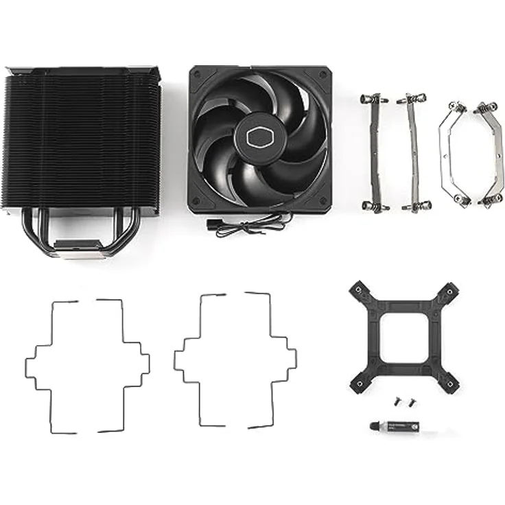 Cooler Master Hyper 212 Black Edition, CPU Kühler mit verbesserter Kühlleistung und CryoFuze Wärmeleitpaste, Schwarz – Bild 9