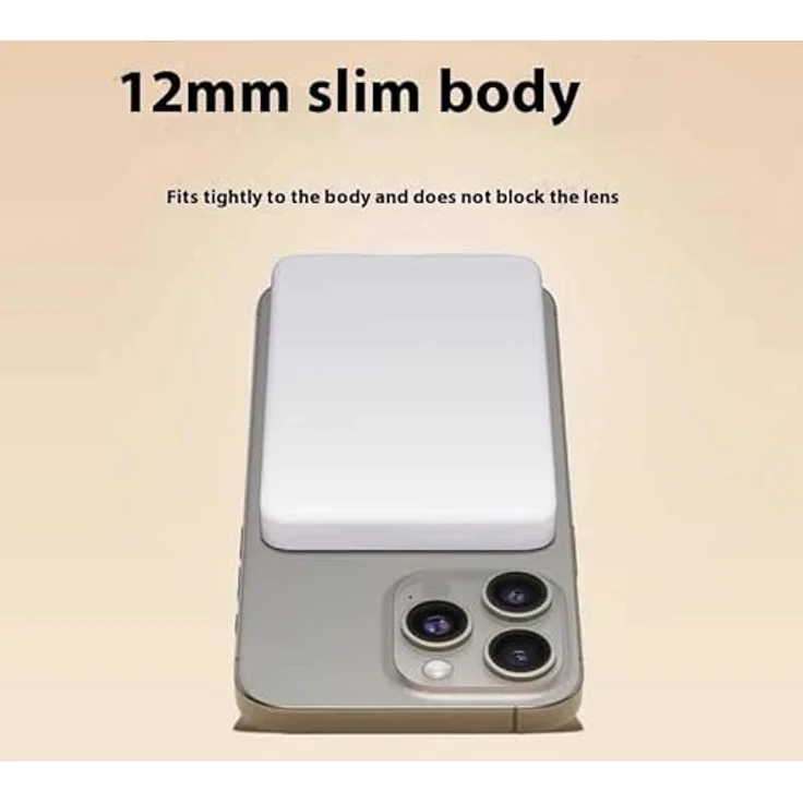 Xiaomi Kabellose Powerbank 5.000mAh, tragbar, Weiß – Bild 8