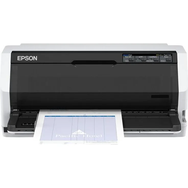 EPSON LQ-690II Nadeldrucker grau, 24-Nadel-Drucktechnologie, USB 2.0 & parallel