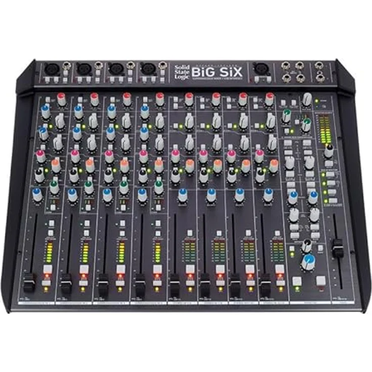 Solid State Logic BiG SiX SuperAnalogue™ Mixer & USB Interface, professionelles Mischpult mit G-Series Bus Kompressor und 16-Kanal USB-Interface – Bild 1