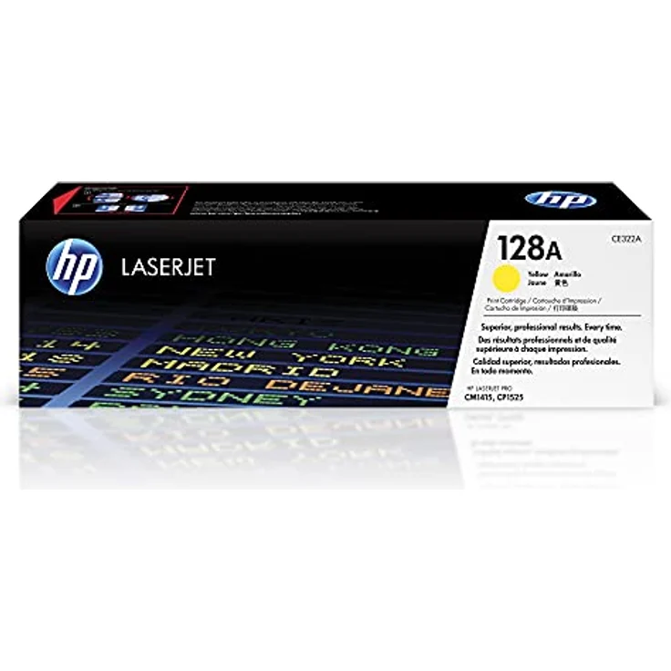 HP 128A (CE322A) Gelb Original Toner für HP Laserjet Pro CP1525, HP Laserjet Pro M1415 – Bild 2