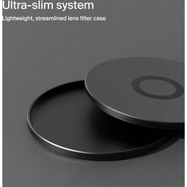 Urth Magnetischer Lens Filter Metallkappen 62mm, platzsparendes Design aus Magnalium mit starkem Schutz gegen Schmutz und Staub – Bild 3