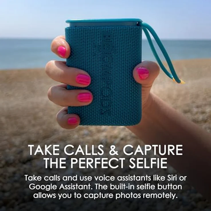 Boompods Beachboom Nachhaltiger Bluetooth-Lautsprecher aus Ozeangebundenem Kunststoff, IPX7 wasserdicht, Selfie-Funktion – Bild 4