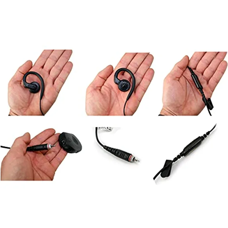 Motorola 59pmln8077 Monaurale Kopfhörer, optimale Audioqualität mit hohem Tragekomfort, Silber, One Size