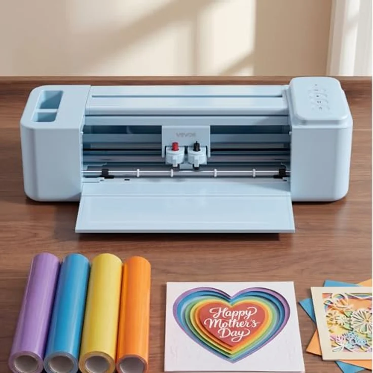 VEVOR Vinylschneidemaschine 30 cm, Schneideplotter mit Tastensteuerung, kompatibel mit Mac/Windows/Android/iOS, ideal für Bastelarbeiten und Wohnaccessoires – Bild 8