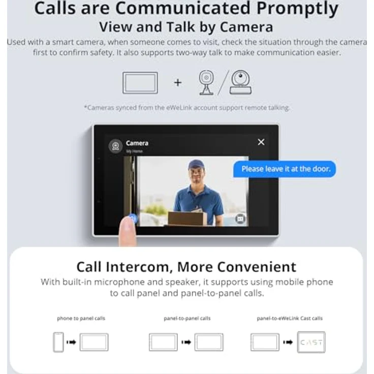 Sonoff NSPanel Pro 120, Smart Control Panel mit Matter, WiFi/Bluetooth/ZigBee, weiß, Smart Home Hub – Bild 8