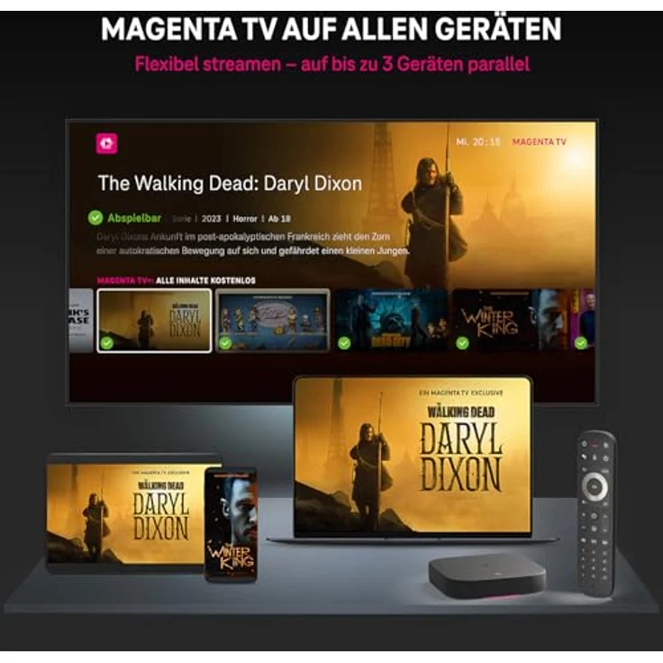 Telekom Magenta TV ONE (2. Generation), Streaming Media Player, Schwarz – Bild 4