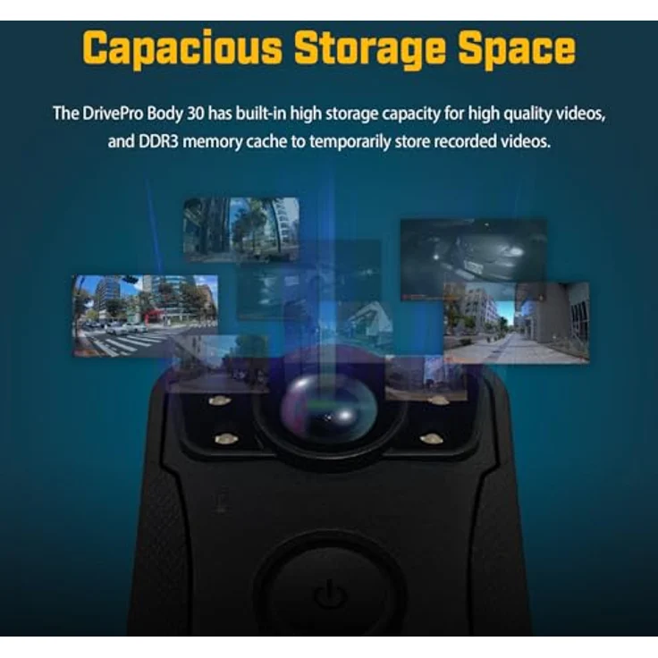 Transcend Bodycam DrivePro 30, Dashcam mit 128GB Speicher, Wi-Fi & Bluetooth, Schwarz – Bild 7