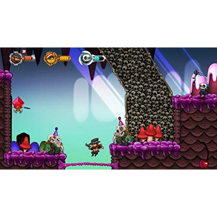 Markt + Technik GRAVE DANGER - gruseliges Jump n Run Adventure für Nintendo Switch, 1-2 Spieler, Download Code in der Box enthalten – Bild 2