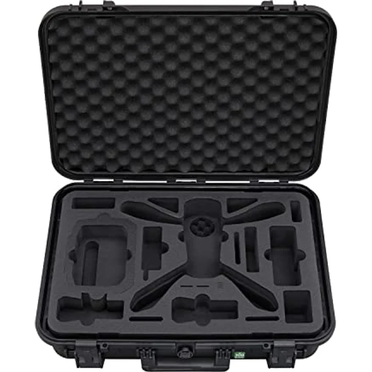 TomCase Koffer Ready to Fly für DJI Mavic 3 / Mavic 3 Classic/Mavic 3 Pro, DJI RC/RC Pro oder Standard Controller, wasserdichter ECO Schutzkoffer – Made in Germany (RTF), Schwarz – Bild 4