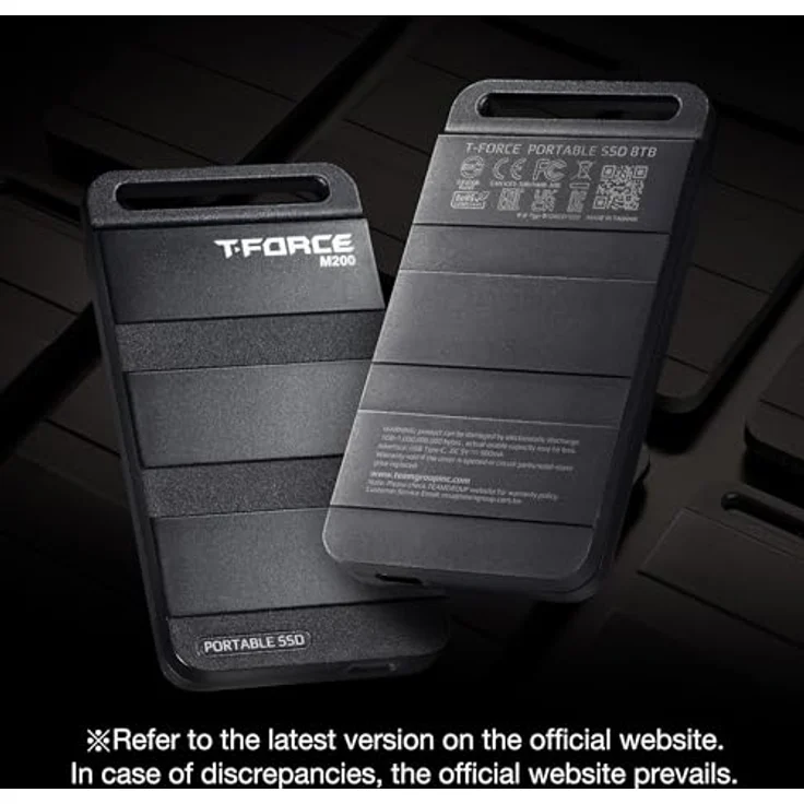 Team Group M200 Portable SSD 1 TB, USB-C 3.2 Gen 2x2 (20 Gbit/s), Graphene-Kühltechnologie, hohe Geschwindigkeit – Bild 6