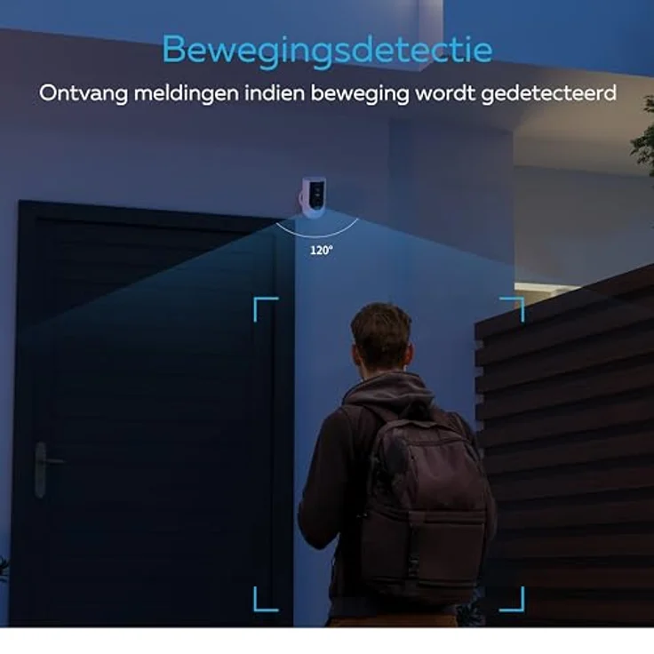 CALEX Kabellose Outdoor Kamera, WiFi Überwachungskamera auf Batterie, für Außen, 2K, Nachtsicht, Echtzeitüberwachung – Bild 4