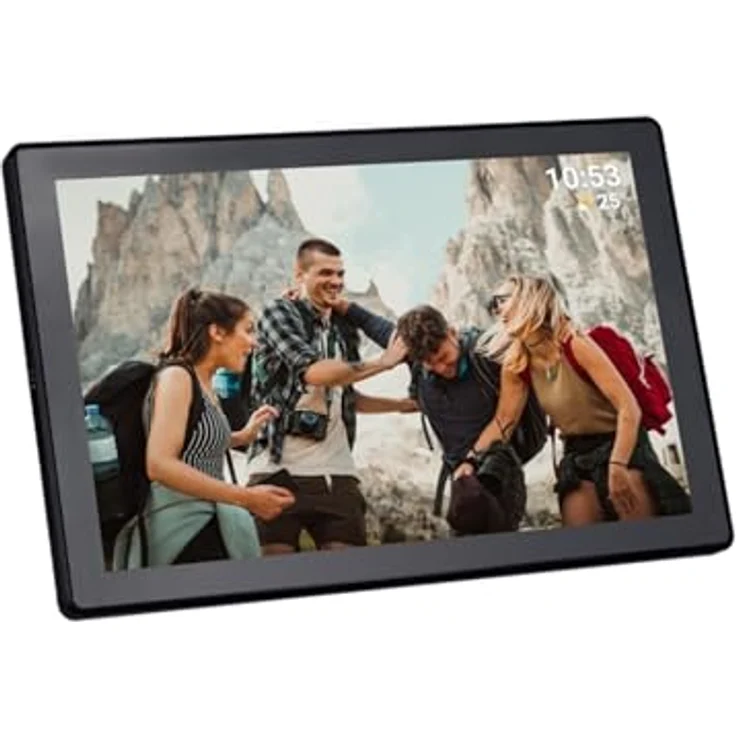Braun Photo DigiFrame 1011, 10,1" Digitaler Bilderrahmen mit WiFi, 1280 x 800 Pixel, Schwarz – Bild 2