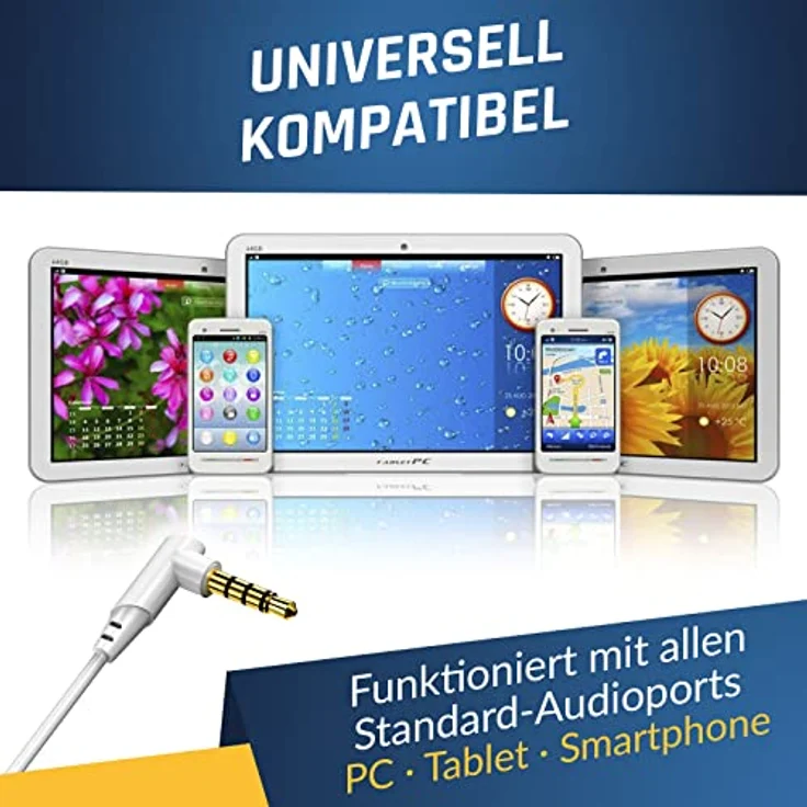 KLIM Fusion In-Ear-Kopfhörer (3.5mm Klinkenanschluss) - Hervorragende Tonqualität und Memory Schaum Ohrstöpsel – Bild 6