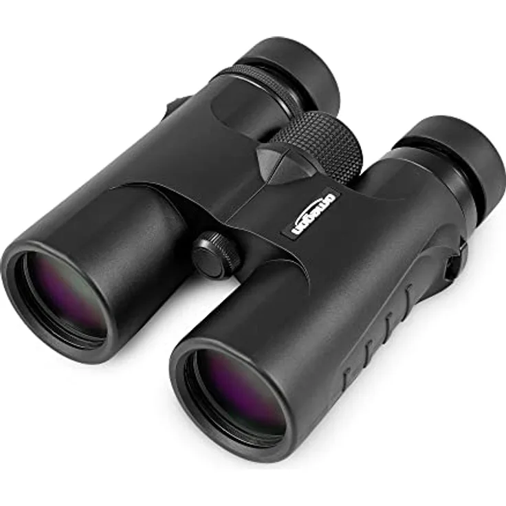Omegon Blackstar 2.0 10x42, Dachkantfernglas mit Multivergütung, stoß- und wasserfest