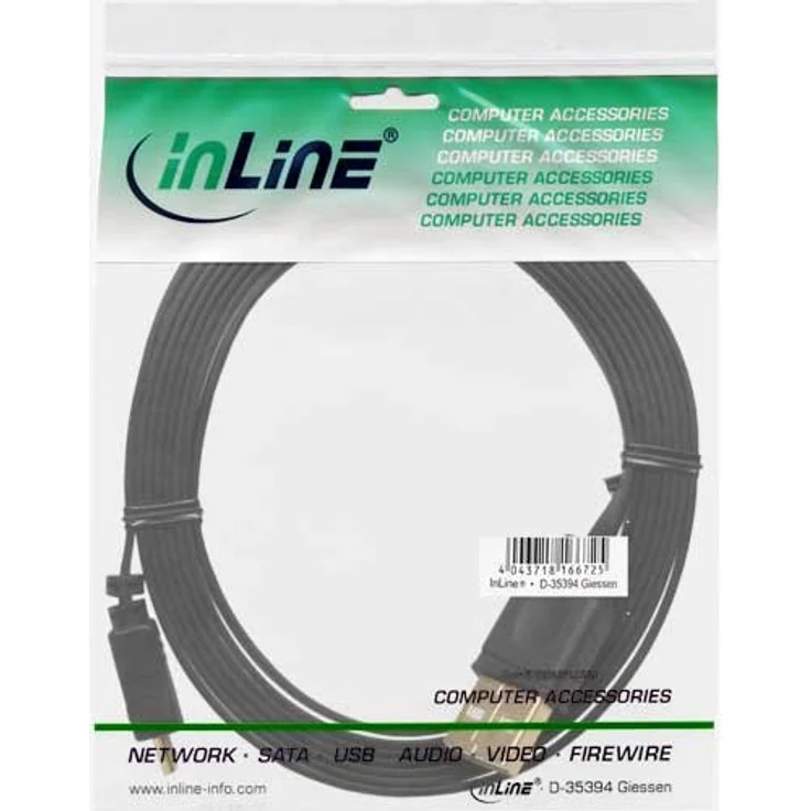 InLine 31720F Micro-USB 2.0 Flachkabel, USB-A Stecker an Micro-B Stecker, 2m – Bild 3