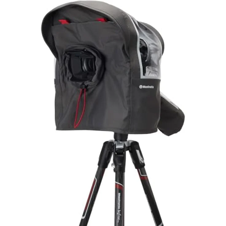 Manfrotto Pro Light Cineshield S/M Videokamera Regenschutz für kleine bis mittlere Camcorder (MB PL-CS-SM) - Wetterfestes Regenschutz-Set für Kamerazubehör – Bild 1