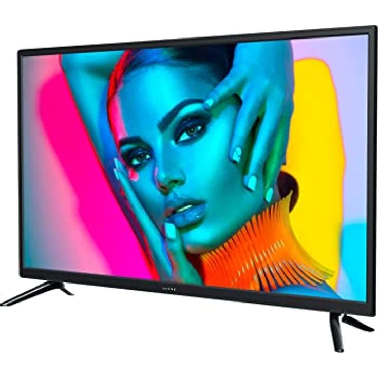Kiano SlimTV 32", Fernseher SlimTV, SmartTV Standard, HD, HDMI, Dolby Audio 81,3 cm (32 Zoll), 1366 x 768 Pixel, LED, DVB-C,DVB-T, Schwarz – Bild 2