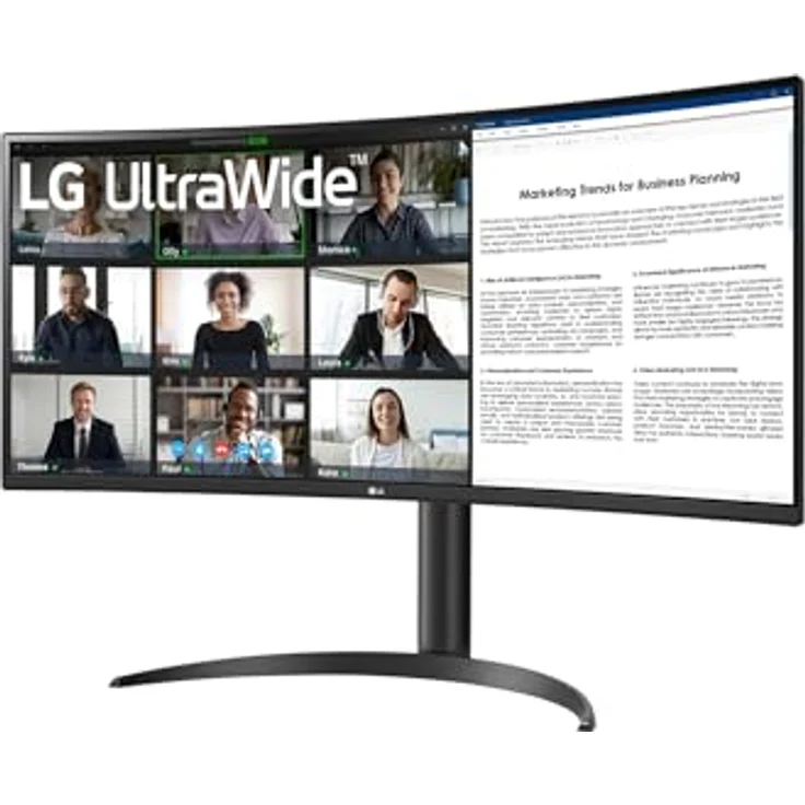LG 34WR55QK-B, 86,4 cm (34 Zoll) Wide Quad HD Monitor mit 3440 x 1440 Pixeln, schwarz – Bild 2