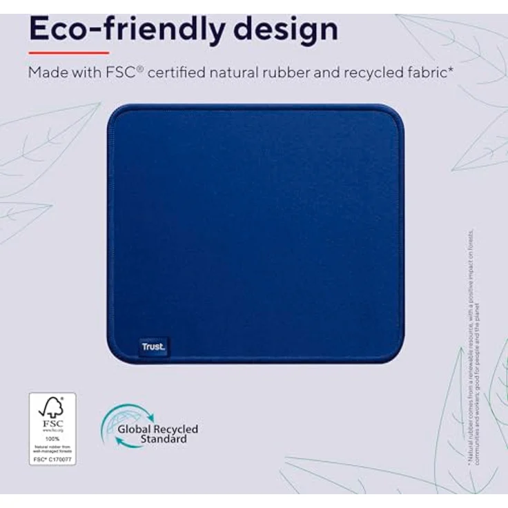 TRUST Boye Eco Mauspad, aus recycelten Materialien, Größe M (3 mm x 250 mm) – Bild 3