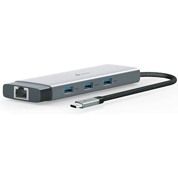 TP-Link UH9120C, USB-C-Hub 9 in 1 mit 4K 60Hz HDMI, Gigabit Ethernet, SD/microSD UHS-I, 100W Stromversorgung, 1 USB-C- und 3 USB-A Datenports – Bild 4